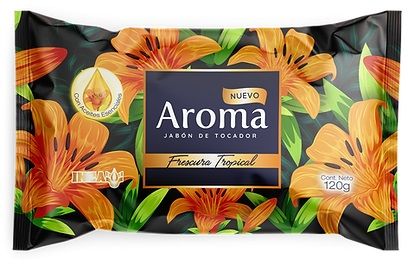 Jabon de tocador aroma Inca frescura tropical aroma, 120 grs