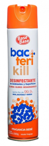 Desinfectante en Aerosol Bacteri Kill Bebe, 400ml