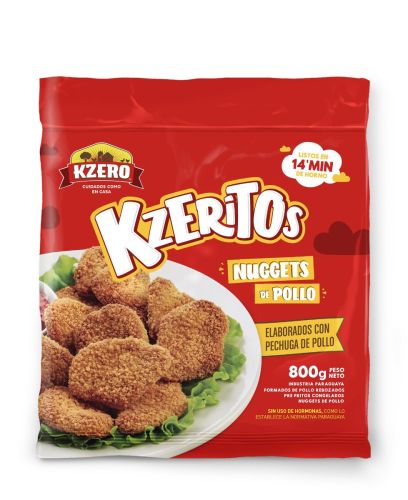 Nuggets kazeritos de pollo kzero 800 Gr.