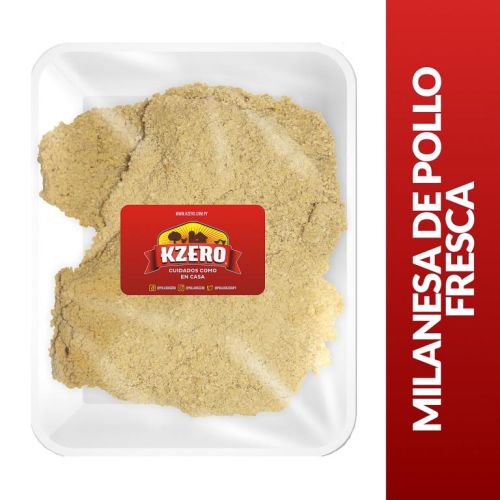 Milanesa de pollo K-zero, por kg (200 grs por unidad)