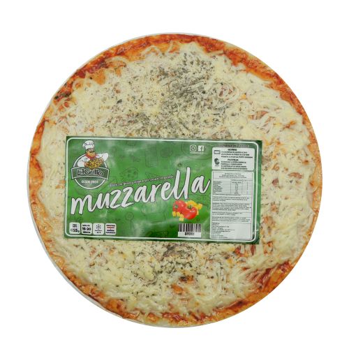 Pizza El Grillo Muzarella congelada, 455 grs