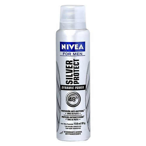 Desodorante Nivea Spray silver protec 150 Ml.
