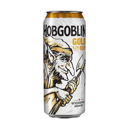 Cerveza HobGoblin Gold lata, 500 ml