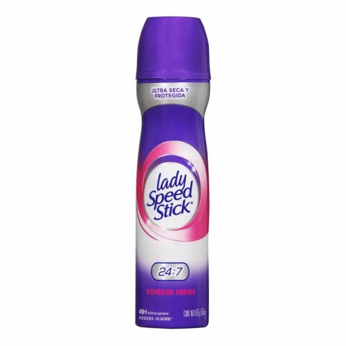Desodorante Lady Speed Stick powder fresh aerosol Econo Pack, 2 unidades 150 ml