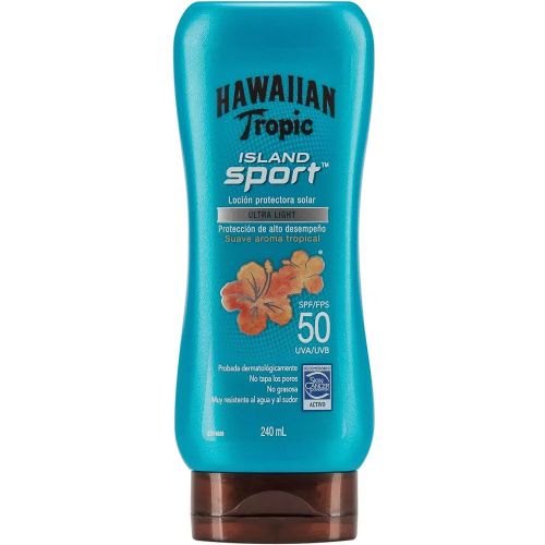 Loción protectora solar Hawaiian Tropic Island Sport FPS 50, 240 ml