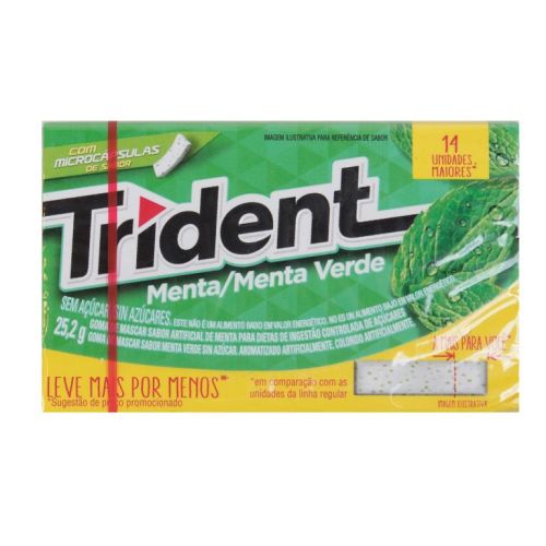 Chicle Trident Menta