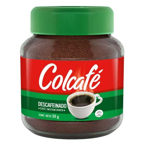 Café Colcafe descafeinado, 50 grs