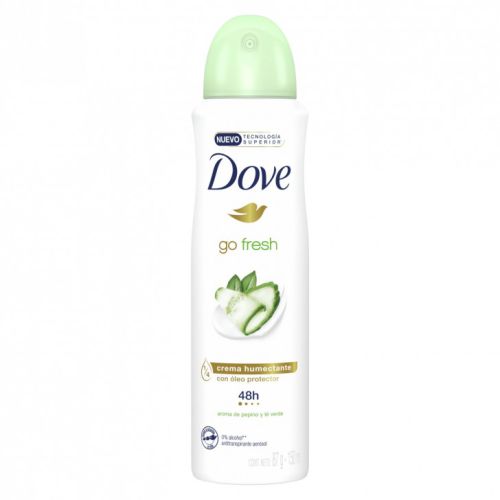 Desodorante en aerosol Dove pepino, 150 ml