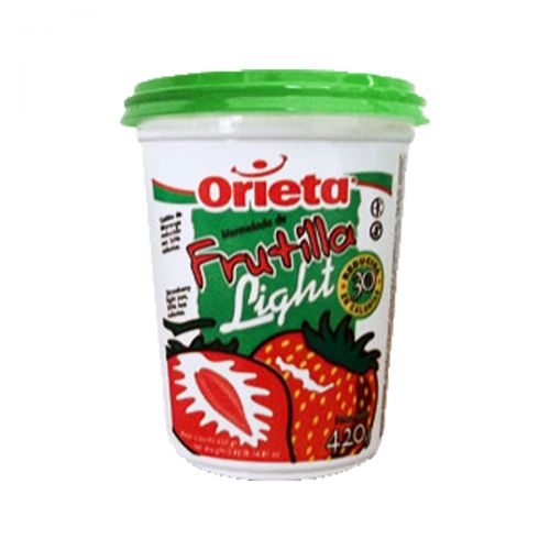 Mermelada Orieta Light de frutilla, 420 grs