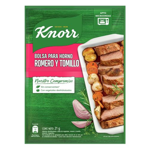 Bolsa para hornear Knorr Romero y Tomillo, 21 grs