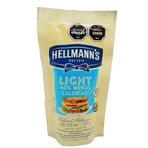Mayonesa Hellmanns Light 237 Gr.