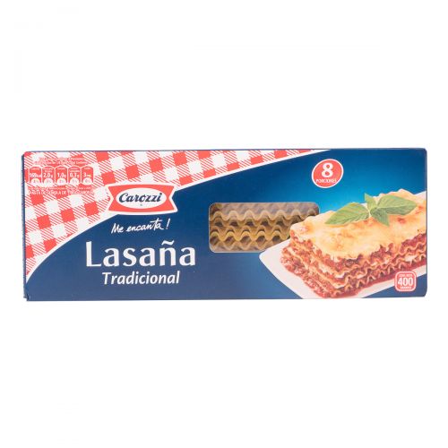 Fideo Carozzi lasagna, 400 grs