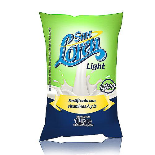 Bebida Láctea San loren Light, 1lt