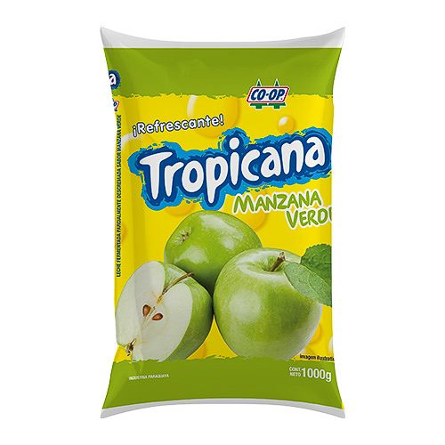 Bebida Lactea manzana tropicana, 1 lt