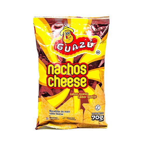 Nachos cheese Guazu, 70 grs