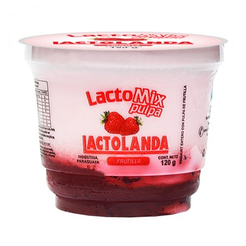Lactomix pulpa Frutilla Lactolanda, 120 gr