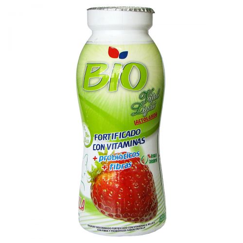 Bio Vital light botella frutilla, 180 gr