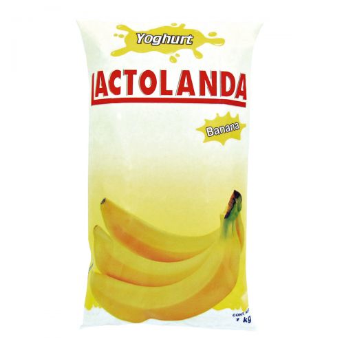 Yogurt Lactolanda banana, 1lt