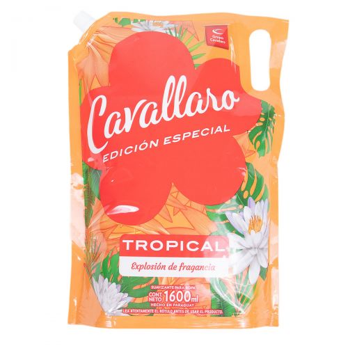 Suavizante Cavallaro Tropical, 1.6lt