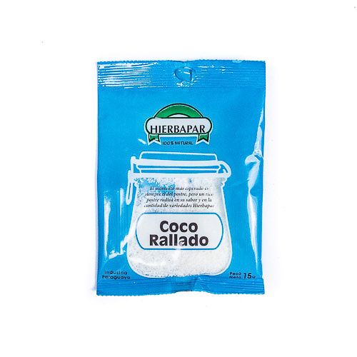 Coco rallado Hierbapar, 15 grs
