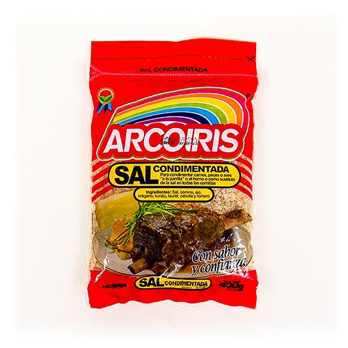 Sal condimentada Arcoiris, 800 grs