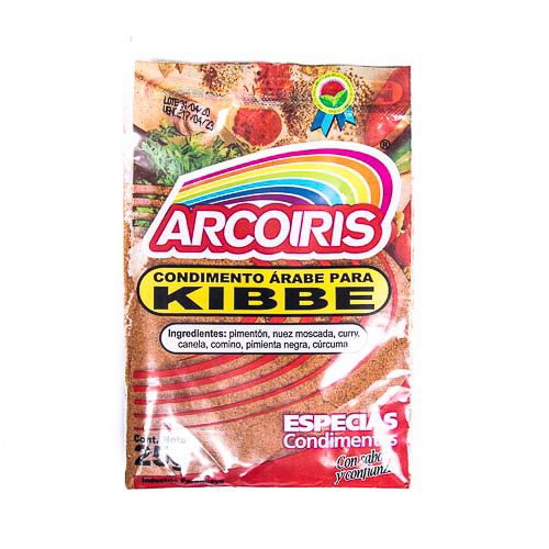 Condimento para kibbe Arcoiris, 25gr