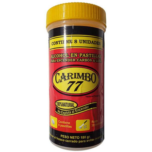 Alcohol en pastillas Carimbo77, 8 unidades