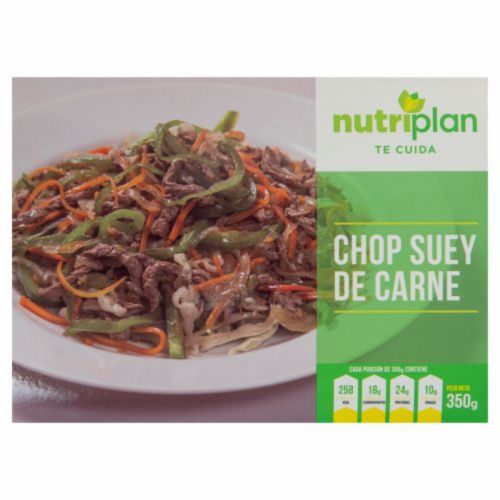 Chop suey de carne Nutriplan 350 Gr.
