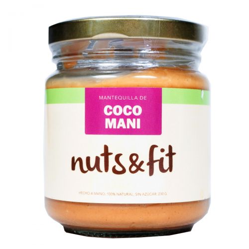 Mantequilla de maní Nuts&Fit cocomani, 230 grs