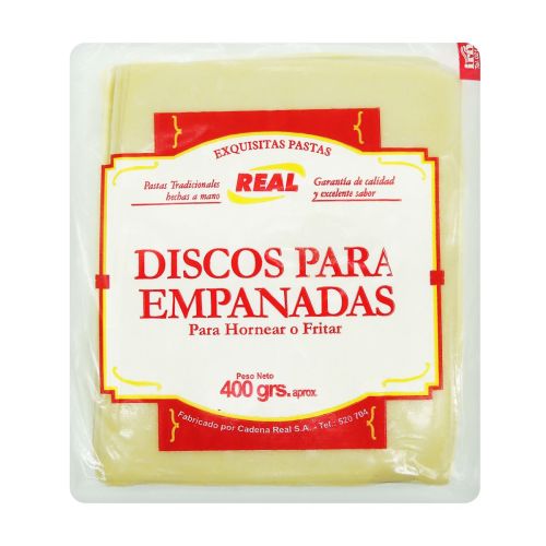 Discos para empanadas chilena Real, 400 grs