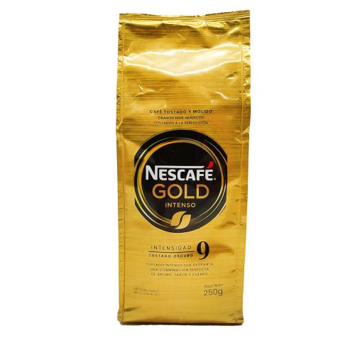 Café Tostado y Molido Nescafe Gold Intenso 250g 
