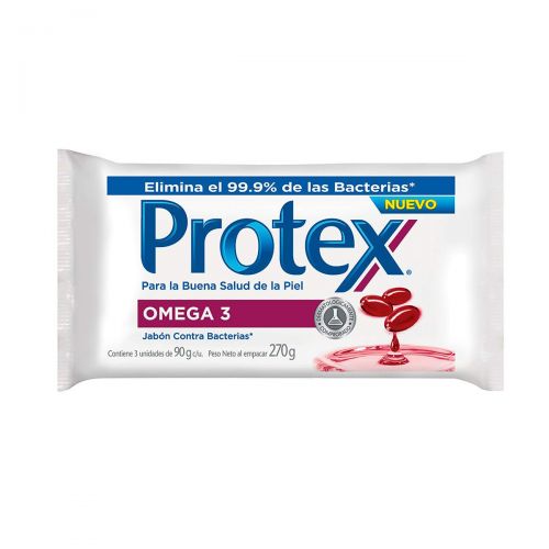 Jabón tocador Protex omega 3, 90 grs