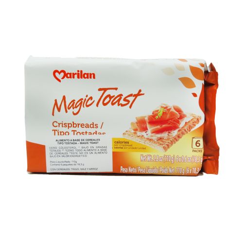 Magic Toast bajo en grasas totales 110 Gr.