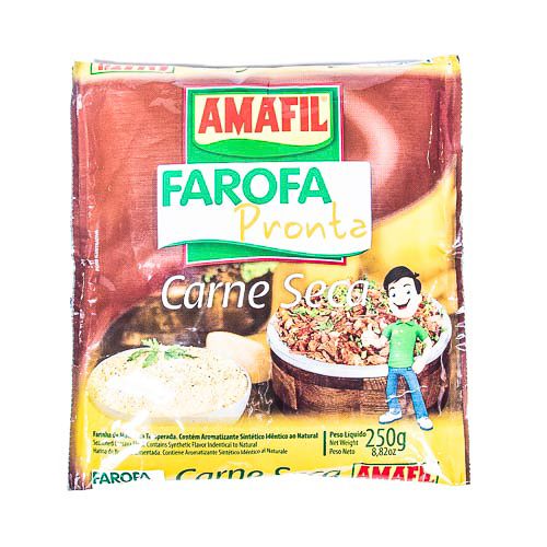 Farofa Amafil carne seca, 250 grs