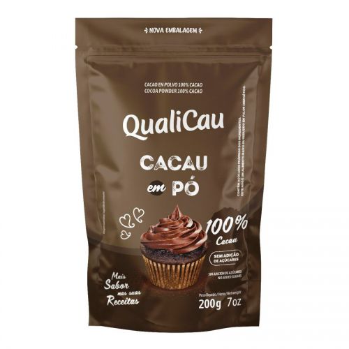Cacao en Polvo Qualicau, 200 grs