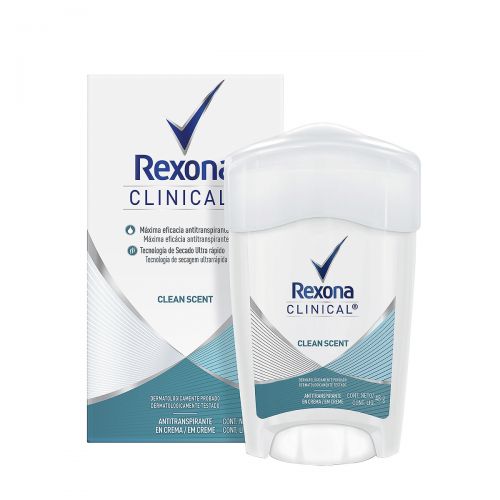 Desodorante Rexona Clinical Clean Scent, 48gr