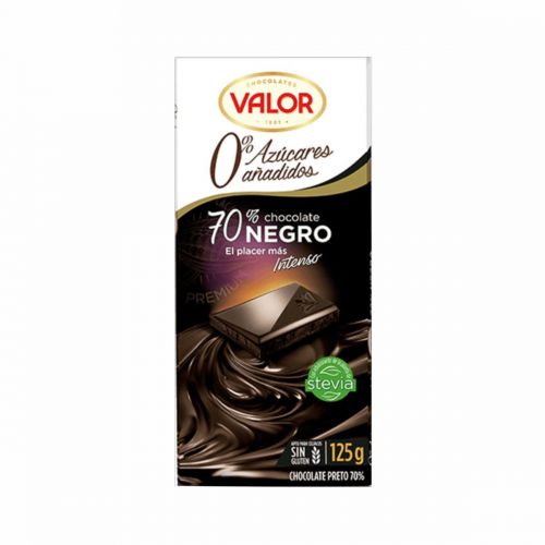 Chocolate Valor premium cocoa black 70%, 100 gr