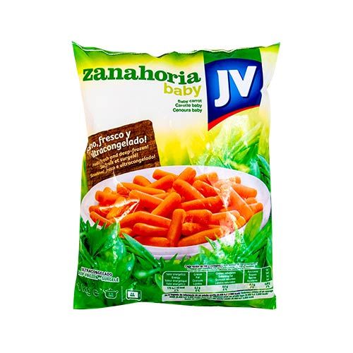 Zanahorias congeladas JV, 1kg