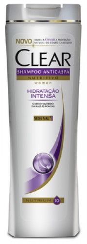 Shampoo Clear Woman anticaspa hidratación intensa, 200 ml