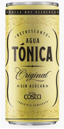 Agua Tónica De la Costa Original en lata sin azúcares, 269 ml