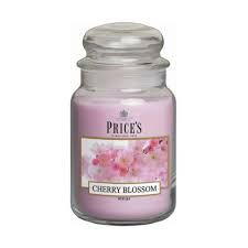 Vela aromática Large Prices cherry blossom, 630 grs