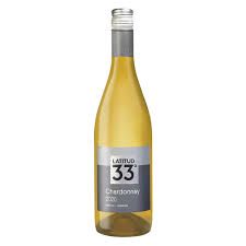 Vino blanco Latitud 33° Chardonay, 750 ml
