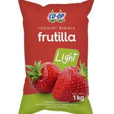 Yogurt Bebible Coop Frutilla Light, 200 grs
