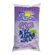 Yogurth Los Colonos coco en sachet, 1lt