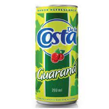 Gaseosa De la Costa en lata sabor guaraná, 269 ml