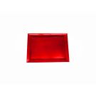 Bandeja de plático rojo para navidad  Maranelo 25 cm x 30 cm