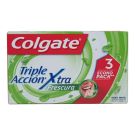 Crema dental Colgate Triple Accion extra frescura, 3 unidades de 90g