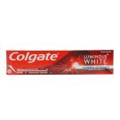 Crema dental Colgate Luminous White con flúor carbón activado, 90g