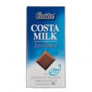 Chocolate Costa milk sin azucar, 80 gr
