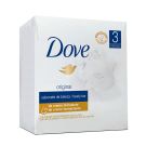 Jabón Dove cuida y protege, 3 unidades de 90 grs